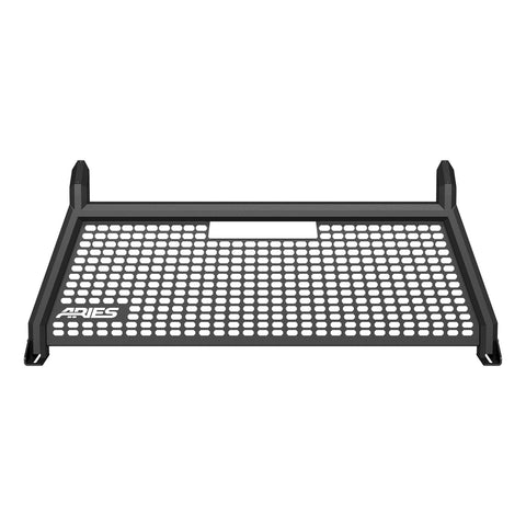 ARIES 1110104 - AdvantEDGE Black Aluminum Headache Rack, Select Chevrolet Silverado, GMC Sierra