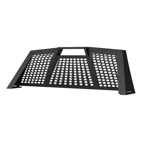 ARIES 1110117 - Switchback Black Aluminum Headache Rack, Select Toyota Tundra