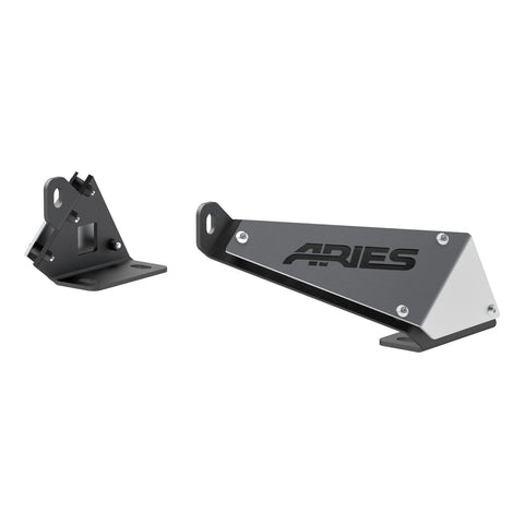 ARIES 15912 - Jeep Wrangler JK Hood Light Brackets, LEDs Sold Separately