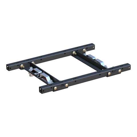CURT 16027 Puck System 5th Wheel Adapter with Rails, Select Chevy, Ford, GMC, 25K