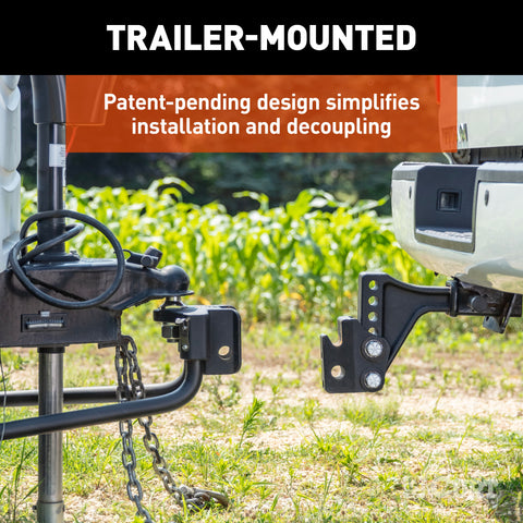 CURT 17510 Weight Distribution Hitch TruTrack Round Bar Fits 2 Inch Receiver 800 to 1000 Pound