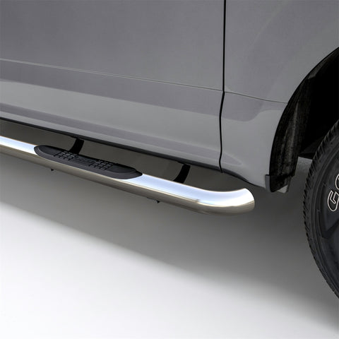 ARIES 200801-2 - 3 Round Polished Stainless Side Bars, Select Subaru Forester