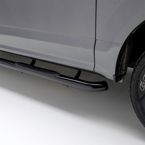 ARIES 201008 - 3 Round Black Steel Side Bars, Select Jeep Grand Cherokee