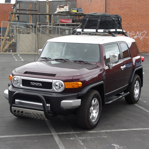 ARIES 202011 - 3 Round Black Steel Side Bars, Select Toyota FJ Cruiser