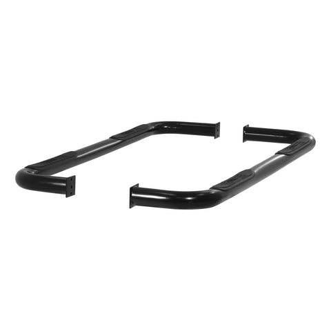 ARIES 205003 - 3 Round Black Steel Side Bars, Select Dodge Ram 1500