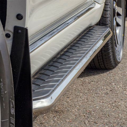 ARIES 2051018 - AeroTread 5 x 67 Polished Stainless Running Boards, Select Toyota RAV4