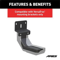 ARIES 2055140 - VersaTrac Running Board Bracket Covers, 4-Pack