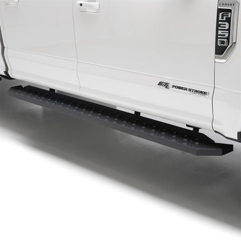 ARIES 2055519 - RidgeStep 6-1/2 x 91 Black Steel Running Boards, Select Ford F-Series Crew