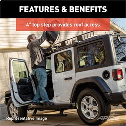 ARIES 3047975 - ActionTrac 83.6 Powered Running Boards, Select Jeep Gladiator