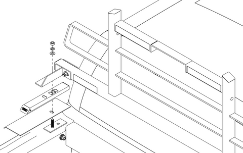 Backrack 40123 - Tonneau Hardware Kit Low Profile 15-22 Ford F-150 Aluminum Body