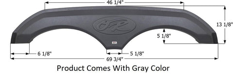 ICON 14912 OPEN RANGE TANDEM FENDER SKIRT FS49