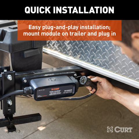 CURT 51202 - True Course Advanced Bluetooth® Trailer Sway Control System