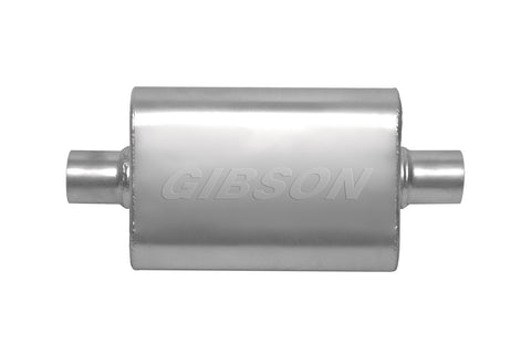 Gibson Performance Exhaust 55112S CFT Superflow Center/Center Oval Muffler Stainless