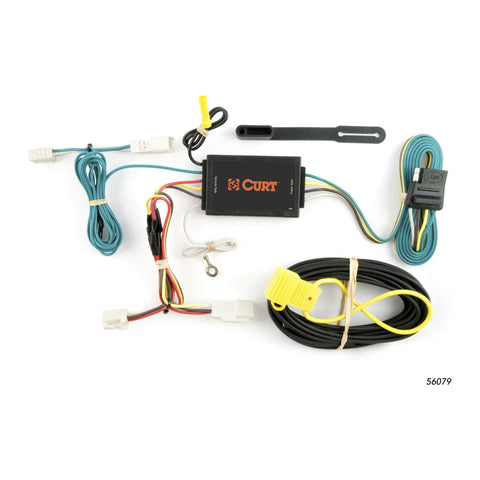 CURT 56079 - Custom Wiring 4-Way Flat Output Select Toyota Camry Except SE Avalon Venza