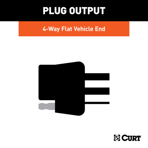 CURT 56175 - Non-Powered 3-to-2-Wire Taillight Converter