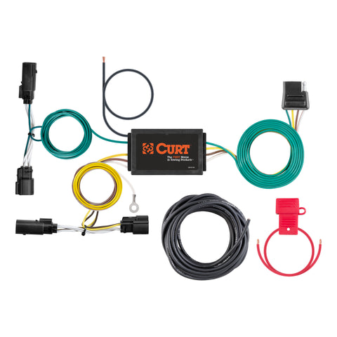 CURT 56432 - Custom Wiring Harness 4-Way Flat Output Select Ford Escape