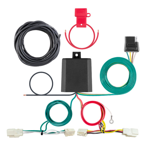 CURT 56467 - Vehicle-Side Custom 4-Pin Trailer Wiring Harness Fits Select Mitsubi