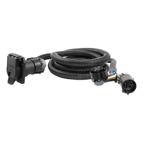 CURT 57008 - 7ft. Custom Wiring Extension Harness (Adds 7-Way RV Blade to Truck Bed Packaged