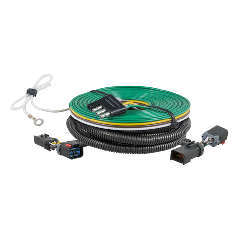 CURT 58906 - Custom Towed-Vehicle RV Wiring Select Ram 1500 2500 3500 with LED Taillights