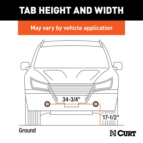CURT 70101 - Custom Tow Bar Base Plate Select Dodge Durango Jeep Grand Cherokee