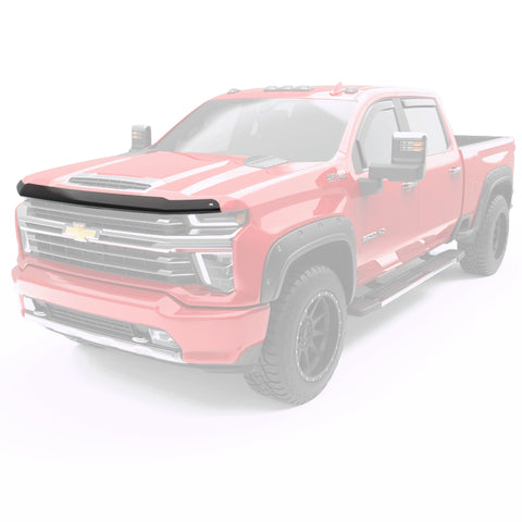 EGR 301885 - 20-23 Chevrolet Silverado 2500 HD / 3500 HD Superguard Hood Shield - Matte Black