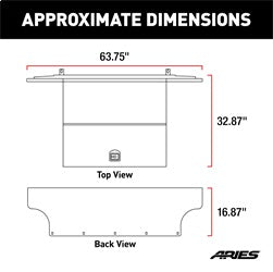 ARIES ALC25000-00 - Jeep JK Unlimited Security Cargo Lid Center Section