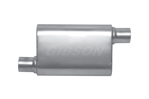 Gibson Performance Exhaust BM0103 MWA Offset/Offset Oval Muffler Stainless