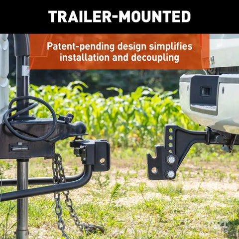 CURT 17510 Weight Distribution Hitch TruTrack Round Bar Fits 2 Inch Receiver 800 to 1000 Pound