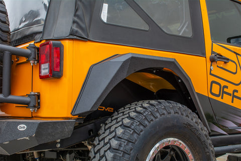 DV8 Offroad FENDB-09 07-18 Jeep JK Fender Flares Armor Front & Rear