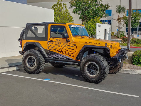 DV8 Offroad FENDB-09 07-18 Jeep JK Fender Flares Armor Front & Rear