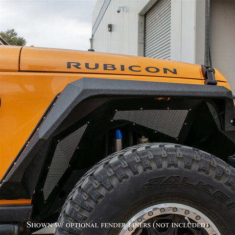 DV8 Offroad FENDB-09 07-18 Jeep JK Fender Flares Armor Front & Rear
