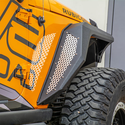 DV8 Offroad FENDB-09 07-18 Jeep JK Fender Flares Armor Front & Rear