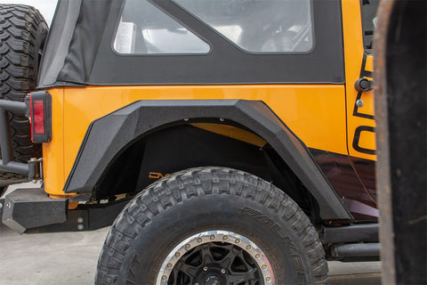 DV8 Offroad FENDB-09 07-18 Jeep JK Fender Flares Armor Front & Rear