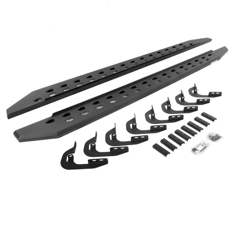 Go Rhino RB20 Slim Black Running Boards Textured Powder Coated