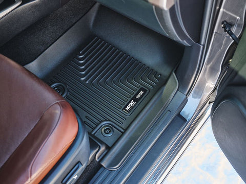 Husky Liner 13931 Front Row 2 Piece with Manual Transmission With Vinyl Floors