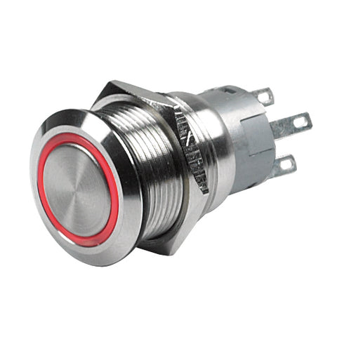 PUSH BUT SW ON/OF RING ILLUM 12V RE