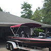 4 BOW(8'-SQ) PONTOON TOP W/BOOT SUN