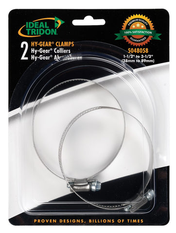 2-1/2' TO 3-1/2' CLAMPS 2PK