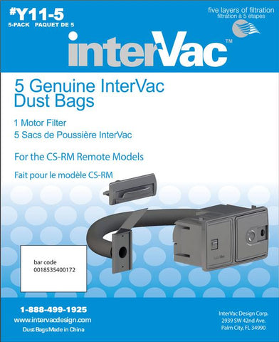 Y11-5 DUST BAGS FOR CS-RM AND CS-9.