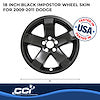 COAST2COAST IWCIMP355BLK WS 09-14 CHARGER GL BK 18' 5 SPK
