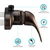 DURA FAUCET DF-SA150-ORB SINGLE LEVER RV SHOWER