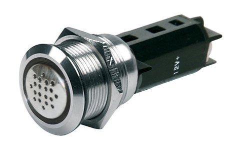 BEP 80-511-0009-01 BUZZER & WARN LGT RED S/S DC12V