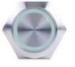 PUSH BUTTON SWITCH  GREEN HALO