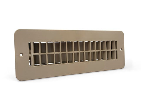 FLOOR REG 2X10 W/DAMPER