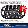 COAST2COAST IWC55216BLK WC KICKS 5 DBL SPK 16' BLK SET OF 4