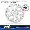 COAST2COAST IWC52816S WC 17-19 COROLLA SILVER 16' 6 SPK