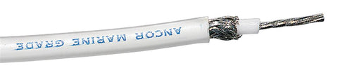 ANCOR 150510 COAXIAL CABLE  RG 58CU  WHITE - 100