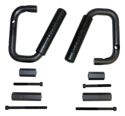 CROWN AUTO RT27049 GRAB HANDLE SET BLK STEEL HNDL SET