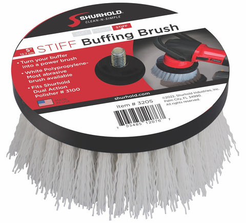SHURHOLD IND 3205 STIFF BRUSH FOR DUAL ACTION POLISHE