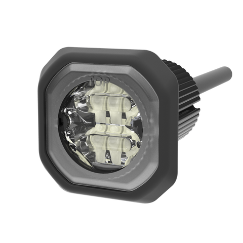 ECCO ELECT ED9040AW 6LED FLASHER LP FM 12-24V AMBER/WHT